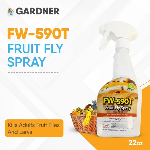 Miniatura 9 de Gardner - Aerosol para moscas de la fruta para mosquitos, insectos, pulgas, garrapatas, ácaros, avispas - Espray natural para insectos para mascotas
