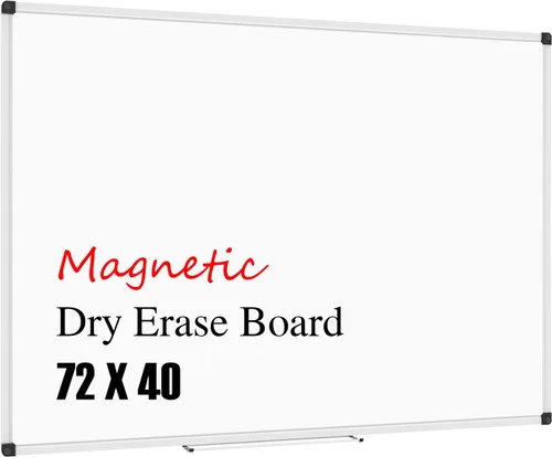Miniatura 15 de XBoard Pizarra blanca magnética de 96 x 48 pulgadas, pizarra blanca gigante plegable de borrado en seco para pared con bandeja de marcadores de 8 x