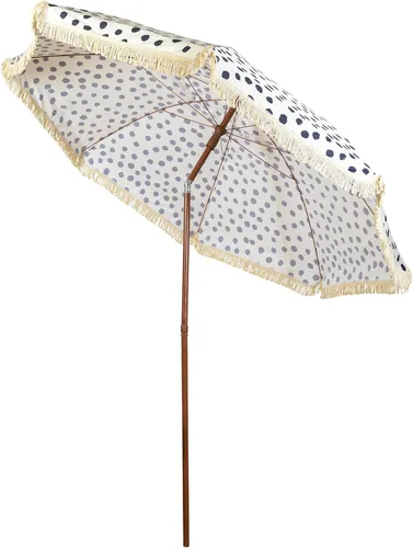 Miniatura 4 de Hula - Sombrilla Tiki de paja tropical, palapa, rafia, tiki hut, sombrilla hawaiana para patio con flecos, sombrilla bohemia de 6 pies 8 pies y 9