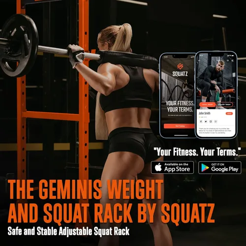 Miniatura 3 de SQUATZ Home Smart Gym, Adjustable Squat Rack Stand