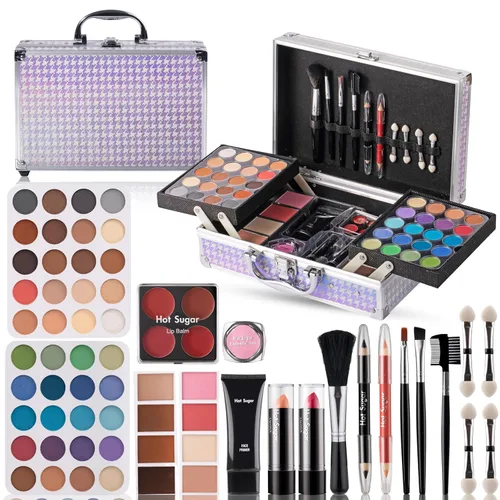 Miniatura 8 de Hot Sugar Kit de maquillaje para niñas de 10 a 12 años, juego de maquillaje para niñas de 8 a 12 años, 14 a 16 años, caja de belleza con cosméticos
