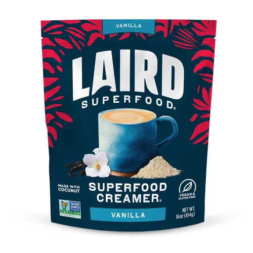Miniatura 22 de Laird Superfood Creamer - Crema en polvo sabor a cacao, 8 onzas