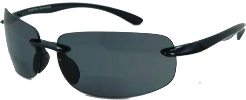 In Style Eyes Lovin Maui - Lentes de sol bifocales envolventes, lentes de lectura polarizados que reducen el deslumbramiento solar, lente de línea