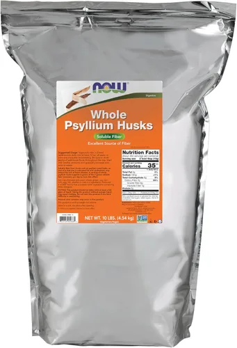 Miniatura 9 de NOW Suplementos, cáscaras enteras de psyllium, proyecto verificado sin OMG, fibra soluble, 16 onzas