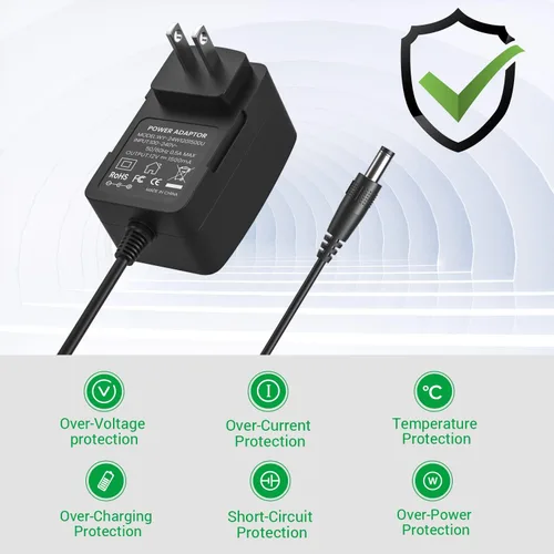 Miniatura 5 de Auspow Adaptador de corriente de 12V 1.5A para Yamaha PA130 PA150, fuente de alimentación de 12V 1.5A para teclado Yamaha PSR YPG YPT DGX DD EZ