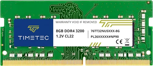 Miniatura 16 de Timetec 16GB Kit (2x8GB) DDR4 3200MHz (o 2933MHz o 2666MHz) PC4-25600 No ECC Sin búfer 1.2V CL22 1Rx8 Rango único 260 pines SODIMM Módulo de memoria