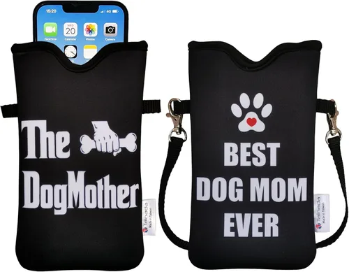Miniatura 78 de Tainada Funda Estuche Bolsa de Neopreno para Teléfono para Hombres y Mujeres con Correa Cruzada/Cordón para el Cuello para iPhone 17/16/15 Pro Max