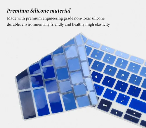 Miniatura 5 de ASUS Chromebook Funda para teclado - 14" CX1/Flip C434/C433, piel y funda, color azul degradado azul (Gradual Blue)