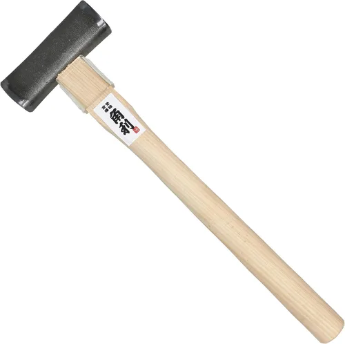 Miniatura 5 de KAKURI Martillo carpintero GENNO 16 oz (450 g) Mango de madera de ciprés japonés, herramienta de martillo para carpintería para cincel, plano, Plata