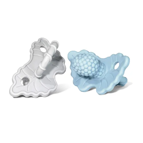 Miniatura 20 de RaZbaby RaZberry - Mordedor de silicona y chupete para alivio de la dentición en bebés, grado alimenticio, libre de BPA, diseño manos libres