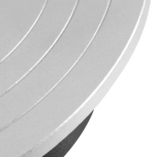 Miniatura 8 de HOIGON Rueda para esculpir de 12 pulgadas, rueda de metal resistente para bandas, rueda giratoria para esculpir para decorar pintura, cerámica
