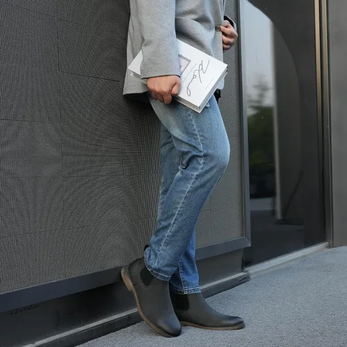 Miniatura 5 de Hawkwell - Botines Chelsea de estilo casual para hombre