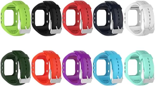Miniatura 5 de QGHXO Correa para Polar A300, correa de repuesto de silicona suave y ajustable para reloj Polar A300