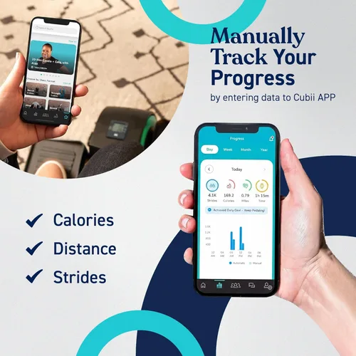 Miniatura 6 de Cubii JR1, elíptica debajo del escritorio, ejercitador de pedal de bicicleta para debajo del escritorio, elíptica sentada, trabajo desde casa, mini