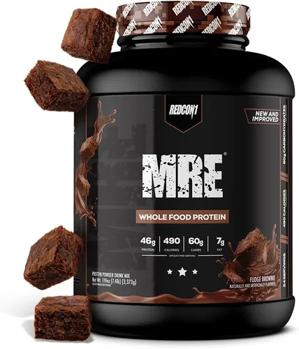 Miniatura 11 de REDCON1 MRE Proteína en polvo, pan de nuez de plátano, mezcla de proteínas de reemplazo de comidas hecha con aceite MCT y alimentos integrales