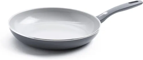 Miniatura 16 de GreenPan Dover - Sartén de 12 pulgadas con revestimiento antiadherente de cerámica libre de PFAS no tóxicos, para sellar, saltear, freír huevos