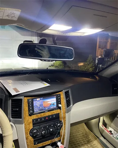 Miniatura 6 de Paquete de bombillas LED blancas compatibles con Jeep Grand Cherokee 2005, 2006, 2007, 2008, 2009, 2010, luz de domo de mapa interior, luz