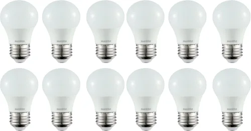 Miniatura 9 de Sunlite Bombilla LED A15 para refrigerador, 5.5 vatios (equivalente a 40 W), 450 lúmenes, base media (E26), regulable, acabado esmerilado, 2700K