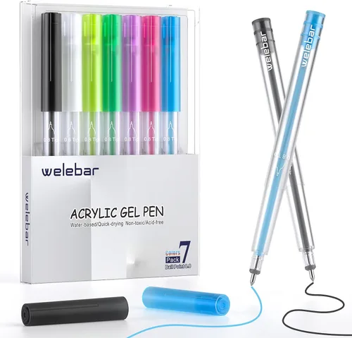 Miniatura 11 de Juego de bolígrafos de gel con purpurina compatible con Cricut Maker 3/Maker 4/Maker/Explore 3/4/5/Air 2/Air, juego de 12 bolígrafos de punta media
