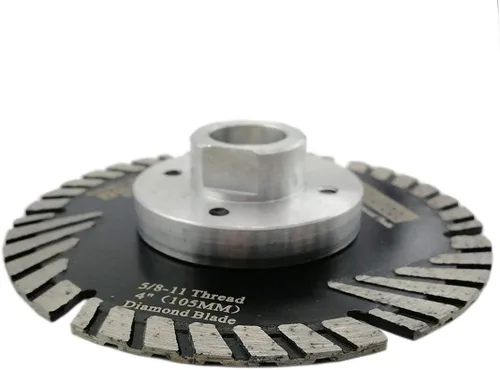 Miniatura 9 de DT-DIATOOL Hoja turbo de diamante de 4 pulgadas para cortar hormigón de mármol de granito con dientes de protección inclinados
