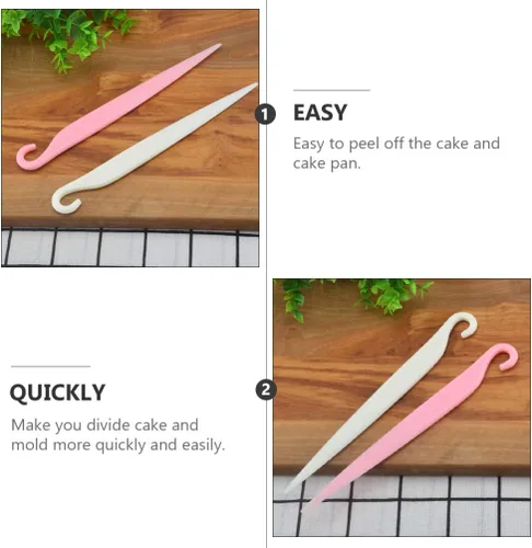 Miniatura 7 de Cuchillo de espátulas de plástico, 20 piezas, cuchillo para desmoldar, cortador de plástico, herramientas para hornear, espátulas, espátulas