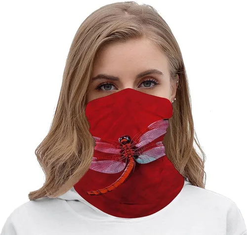 Miniatura 5 de Dragonfly Neck Gaiter for Men Women Upf 50+ Sun Protection Balaclava Face Mask Cover Moisture Wicking & Quick Dry Neckerchief Seamless Ski Mask