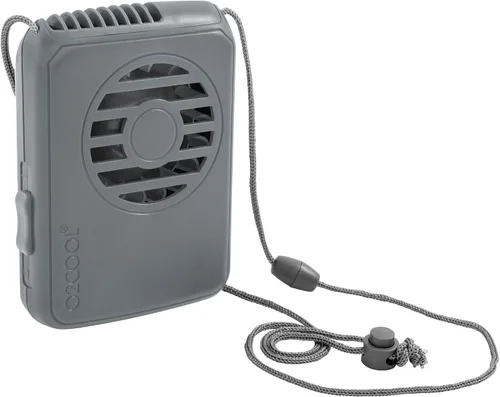 Miniatura 10 de O2COOL Ventilador de Collar Deluxe, Funciona con Pilas, para Enfriamiento Personal con Correa Ajustable (Negro)