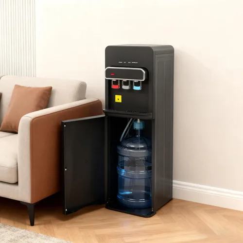 Miniatura 5 de Dispensador de agua de carga inferior, dispensador de agua caliente, fría y a temperatura ambiente para botellas de 5 galones, fácil carga
