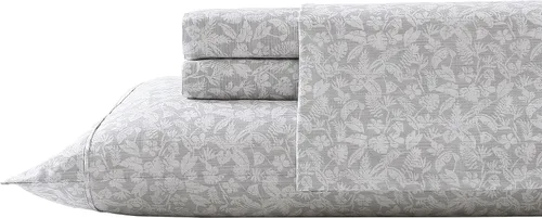Miniatura 10 de Tommy Bahama - Juego de sábanas tamaño Queen, ropa de cama 100% algodón percal con una sensación crujiente y fresca, sábanas con sábana bajera