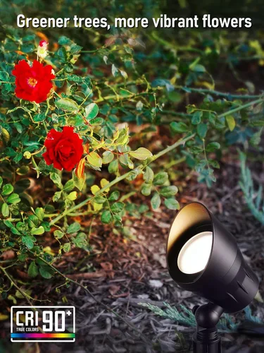 Miniatura 5 de LEONLITE - Juego de 12 luces LED de bajo voltaje para paisaje, 5 W, 12 V, luces de sendero para exteriores, CRI90, luces de foco de aluminio