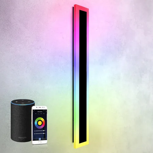 Miniatura 47 de ASD Lámpara LED de montaje en pared de 18 pulgadas de largo, aplique lineal para exteriores e interiores 3CCT, regulable, impermeable