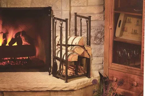 Miniatura 2 de Pilgrim Home Craftsman Hearth Center, hierro vintage