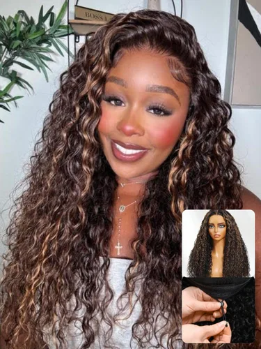 Miniatura 21 de Nadula Bye Bye Cap 13x4 HD Cuero Cabelludo Real 3D Body Wave Pelucas de Encaje Frontal de Cabello Humano Pre Todo, Peluca Sin Pegamento con Cordón