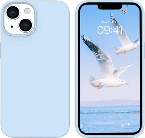 Miniatura 220 de GUAGUA Funda compatible con iPhone 17 Pro Max de 6.9 pulgadas, silicona líquida, goma de gel suave, delgada, forro de microfibra delgada