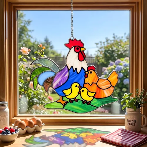 Miniatura 7 de Sea Turtle Suncatchers, Stained Glass Sun Catchers for Window Decor, Coastal Decor Ornaments, Beach Themed Room Decor Unique Birthday Gifts for