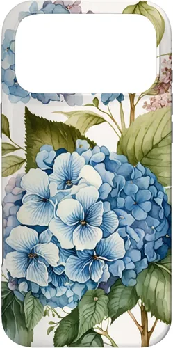 Miniatura 22 de Watercolour Vintage Blue Hydrangea with Flower Flower Case for iPhone 17