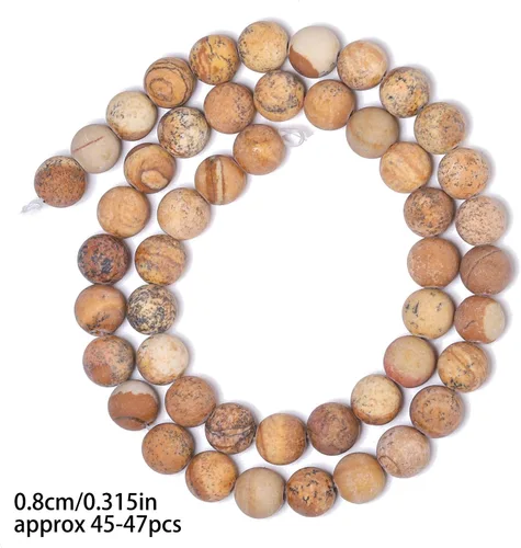 Miniatura 31 de Cuentas de Apatita 10mm 35 Piezas de Piedra para Hacer Joyería, Cuentas Grandes, Pulseras, Keychaian, Cuentas Sueltas Redondas Lisas, Cuentas