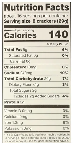 Miniatura 4 de 365 by Whole Foods Market, Galletas de snack con sabor natural a mantequilla, 16 onzas