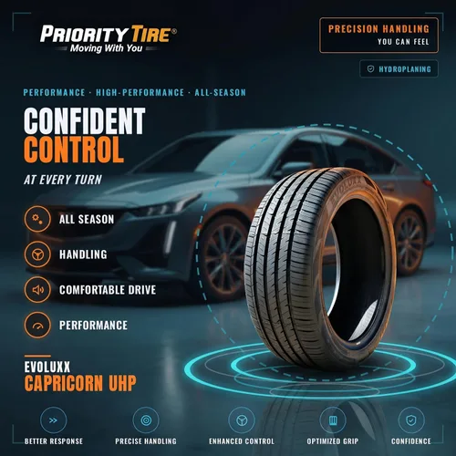 Miniatura 2 de Evoluxx Capricorn UHP - Neumático radial de alto rendimiento para automóvil de pasajeros para todas las estaciones 205/50R16 205/50/16 205/50-16 91W