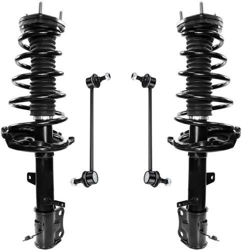Miniatura 22 de Detroit Axle - Kit de 4 piezas RWD Puntales Delanteros Barras Estabilizadoras para Ford F-150 2021 2022 2023 2024, 2 Puntales con Resorte Helicoidal