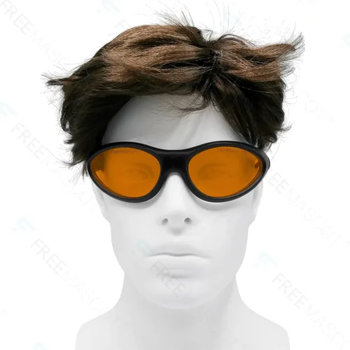 Miniatura 5 de FreeMascot OD 6+ 190nm-490nm Longitud de onda UV luz ultravioleta/violeta y gafas de seguridad láser azules