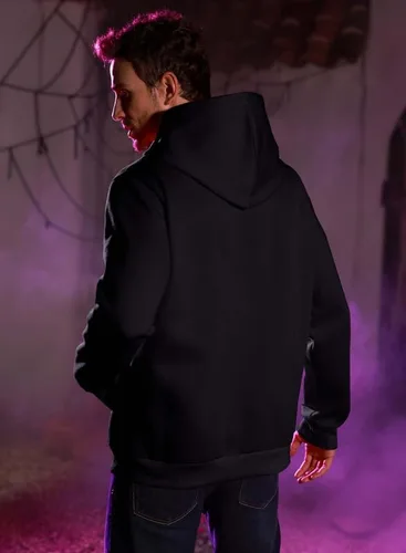 Miniatura 8 de Arvilhill Sudadera con capucha de calabaza de Halloween para hombre