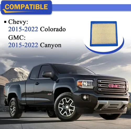 Miniatura 2 de Filtro de aire del motor A3195C para Chevrolet Colorado 2015-2022 / 2015-2022 GMC Canyon Reemplazo OE# 94775933 CA11959 GP959 WA10256