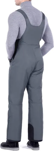 Miniatura 2 de Sportneer Pantalones de nieve para hombre, overoles aislados para la nieve que te mantienen caliente y seco para snowboard y esquí