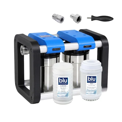 Miniatura 15 de Unidad de filtración de agua GoBluTech R2 + suavizador de agua (paquete), propiedad de veteranos estadounidenses