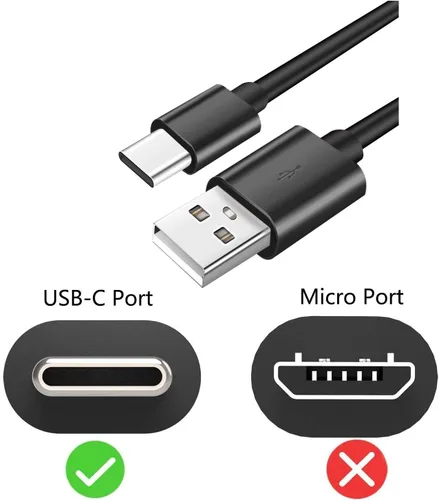 Miniatura 2 de Cable de carga USB compatible con COMISO X26L / X26M / X26 / C32 / GoAudio/NatureAudio/HomeAudio/MaxAudio Altavoces Cable de carga para auriculares