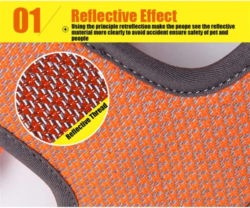 Miniatura 4 de WINHYEPET True Love TLH6071 - Arnés reflectante para perros pequeños, medianos y grandes, chaleco para mascotas, ajuste rápido, ajustable