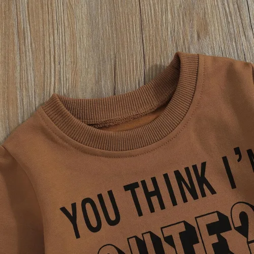 Miniatura 49 de Mandizy Conjunto de ropa de otoño para bebé niña pequeña, sudadera de manga larga con estampado de letras bendecidas, pantalones de camuflaje