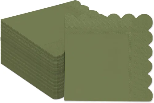 Miniatura 15 de qiqee Servilletas de cóctel Morandi Colors de 5 x 5 pulgadas, desechables, para bodas, cenas, fiestas de cumpleaños, postre, servilletas de papel 24