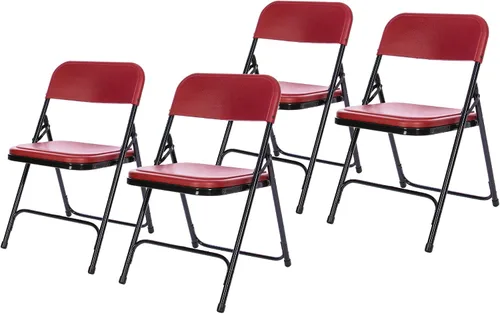 Miniatura 16 de OEF Furnishings OEF800 Series - Sillas plegables de plástico de alta resistencia, asientos ligeros y duraderos